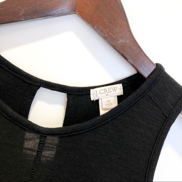 J. Crew Black Sleeveless Shell Top XSP - Picture 7 of 7